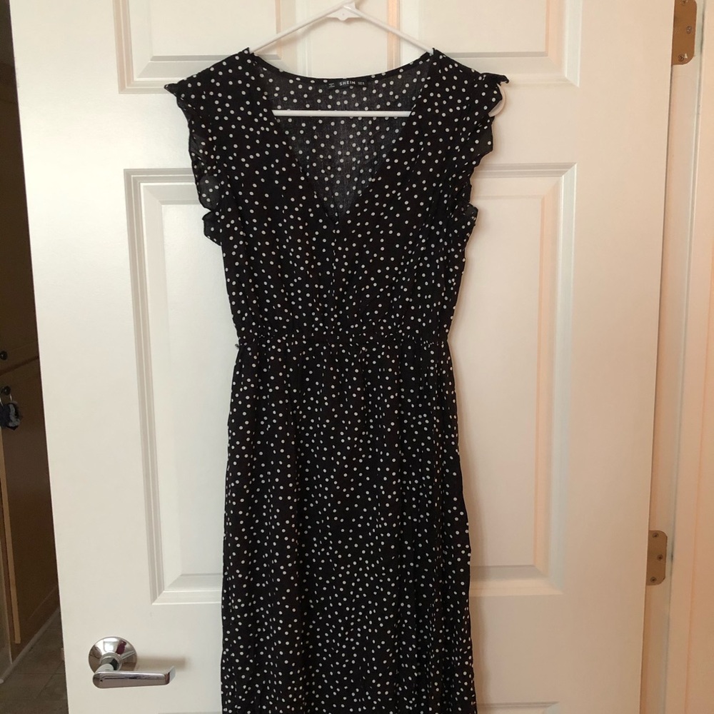 Shein Polka Dot Maxi Dress